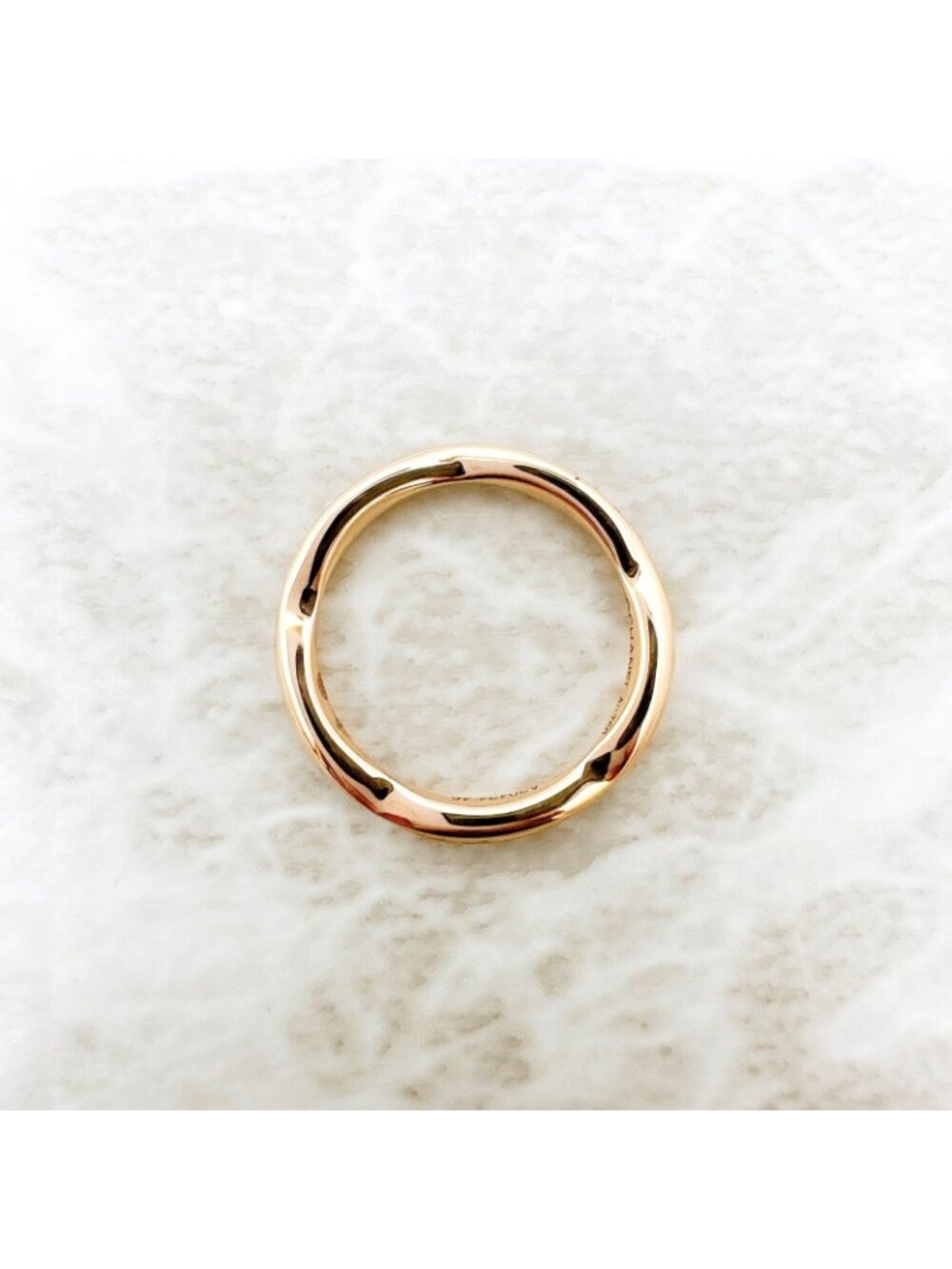 Chanel Camellia Diamond Platinum Ring - Picture 5 of 9